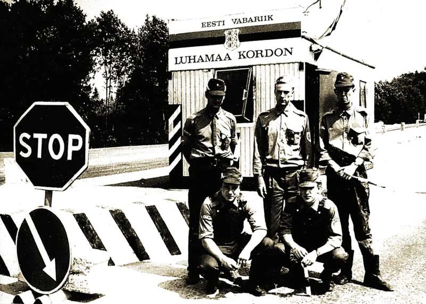 1991. aastal polnud piiride kaitsmiseks praktiliselt mitte midagi peale vankumatu tahte. Luhamaa piiripunkt ja esimesed ajateenijad piiril.