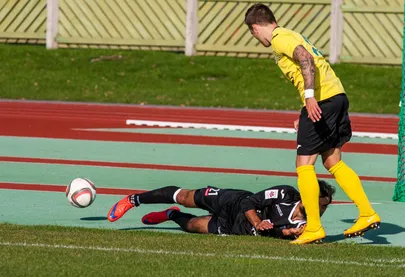 Tulevik suutis karikamängus Infoneti pikali panna. FOTO: Elmo Riig / Sakala