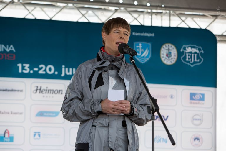 A. Le Coq 62. Muhu Väina regatt - President Kersti Kaljulaid ja Admiral Bellingshausen Roomassaares - 17.07.2019