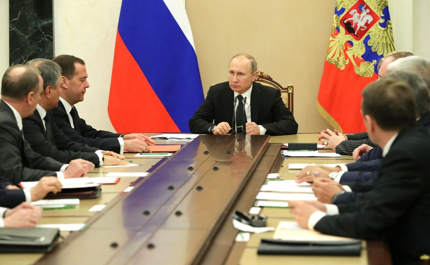 Venemaa julgeolekunõukogu istungil arutati aktuaalseid julgeolekuga seotud küsimusi.