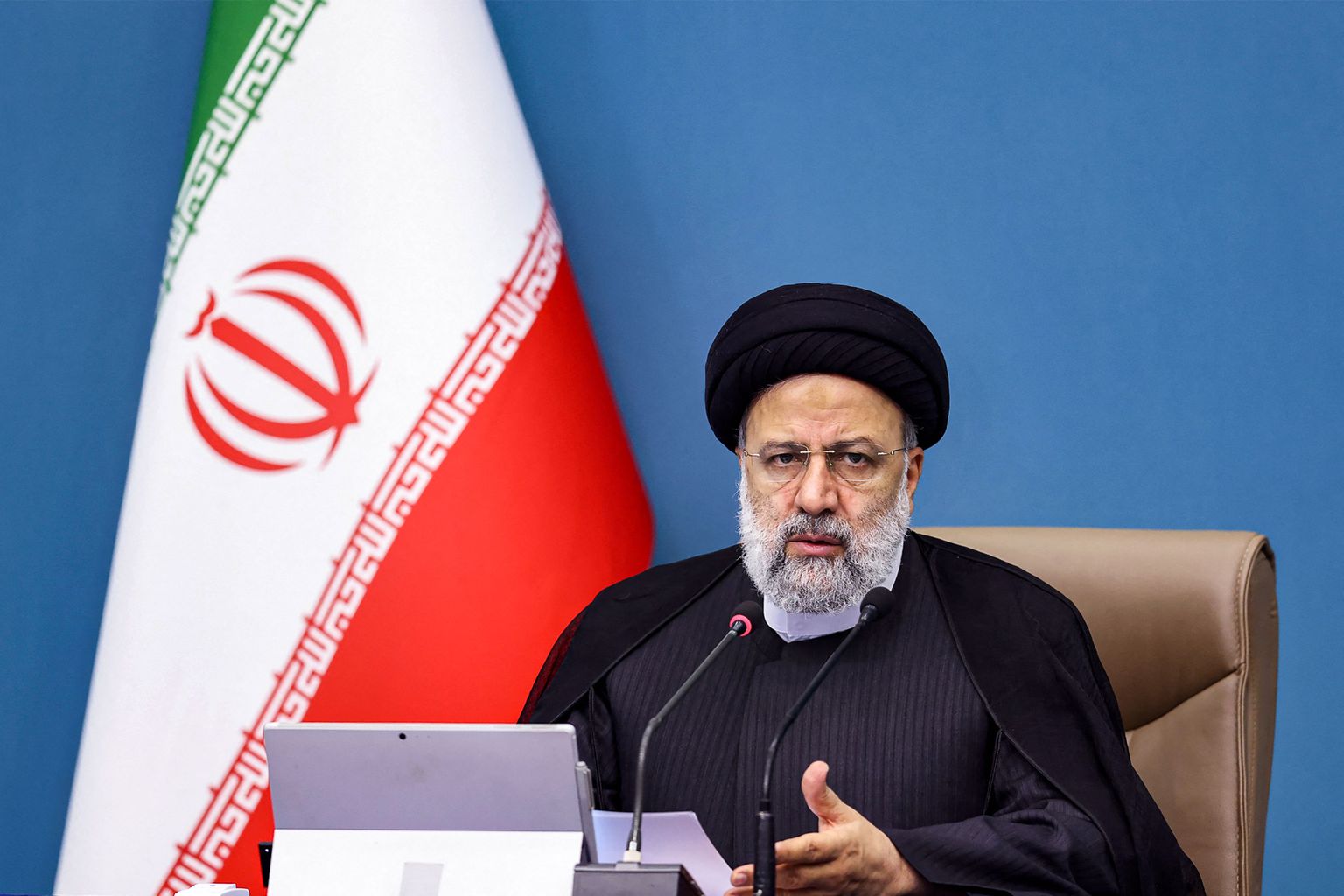 Iraani president Ebrahim Raisi Teheranis 28. september 2022.