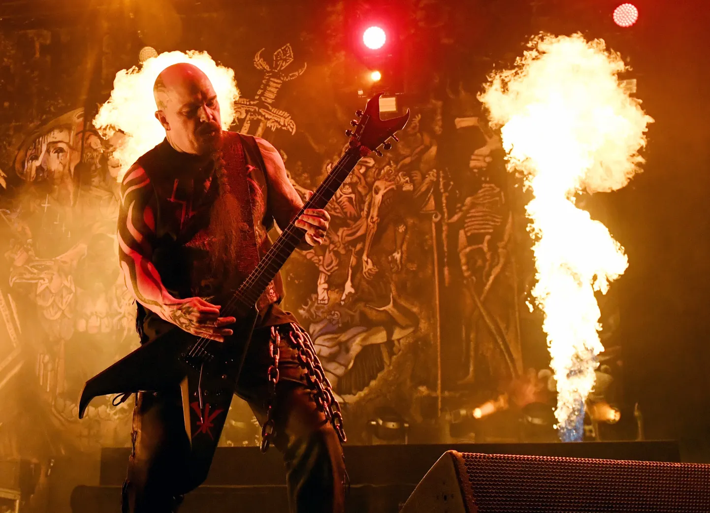 Slayeri kitarrist Kerry King 2019. aasta hüvastijätuturneel.