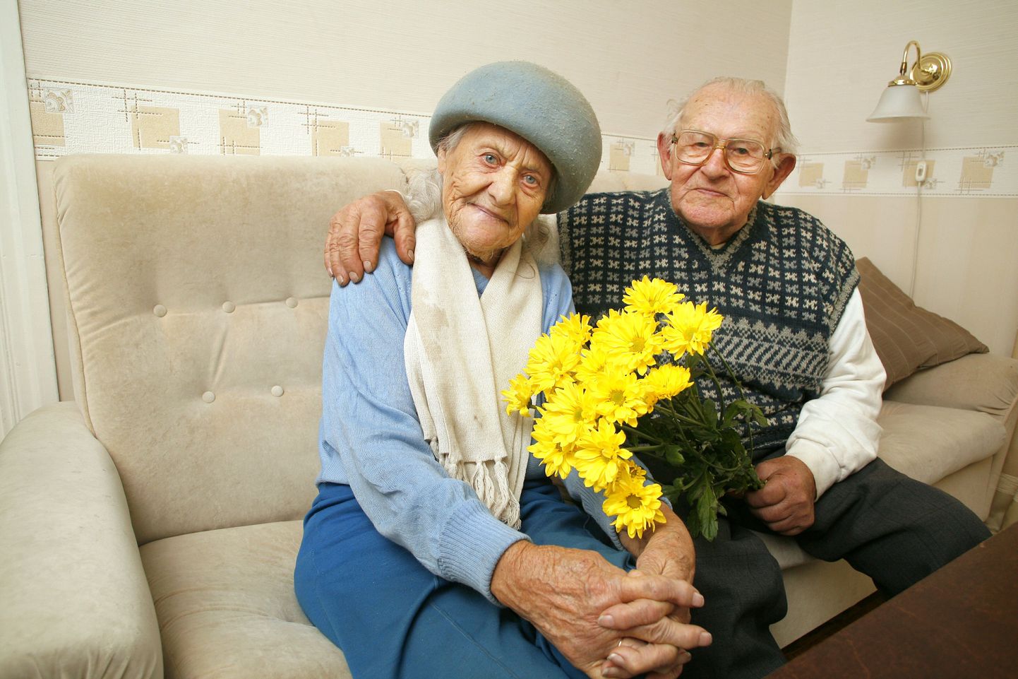70 aastat abielus - Joann ja Ella Laur.