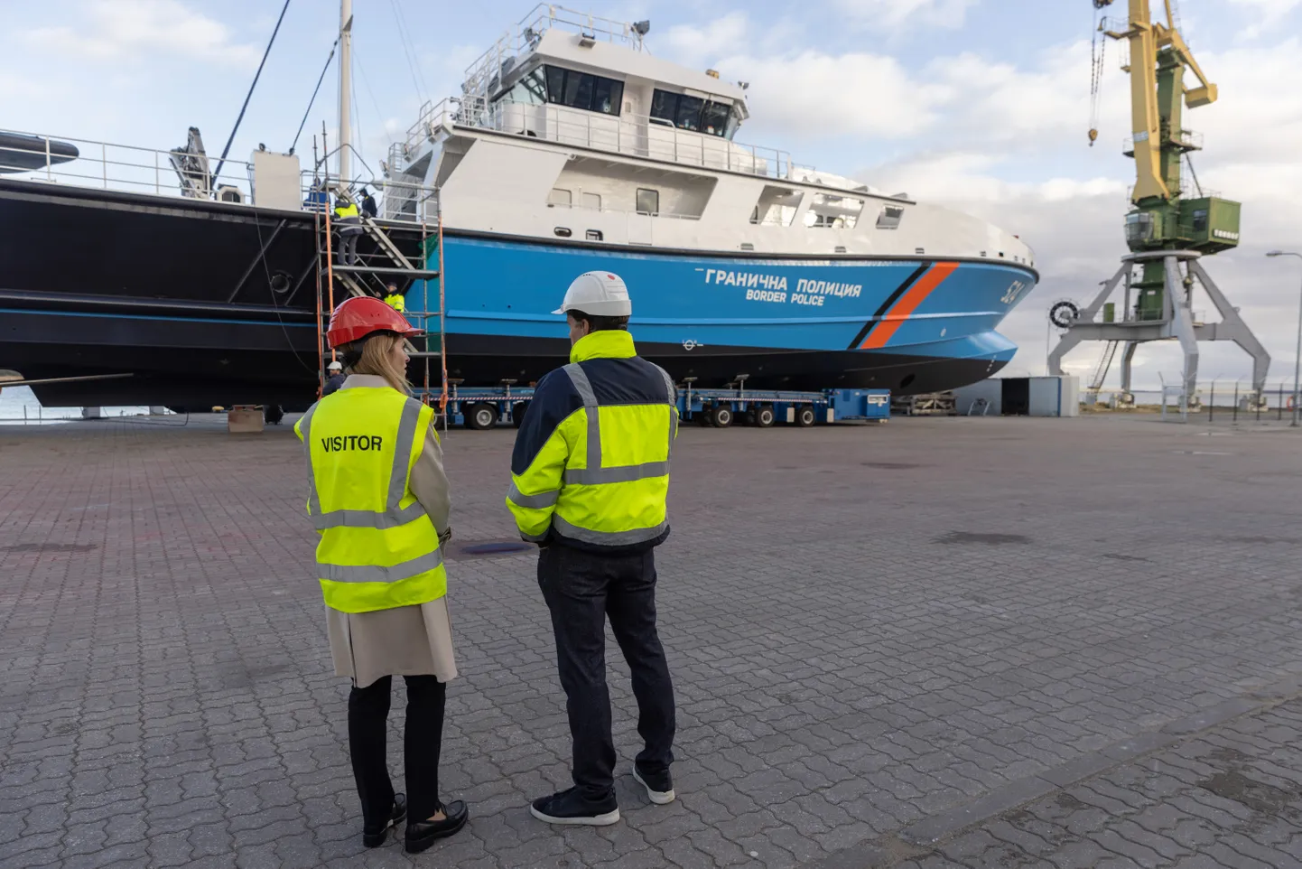 Peaminister Kaja Kallas Saaremaal, kohtumised Baltic Workboatsis ja väikelaevanduse kompetentsikeskuses 8.11.22.