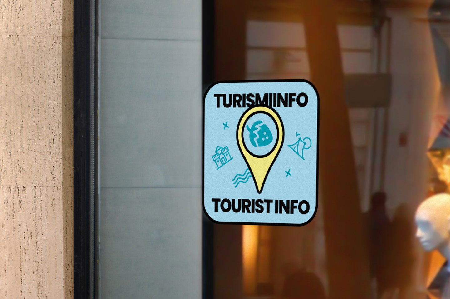 Seitse katseprojektis osalevat külastusobjekti saavad endale turismiinfo jagaja märgise.