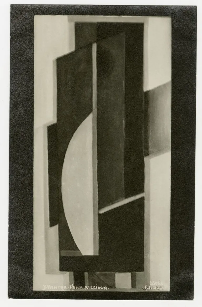 Jaan Vahtra. Kompositsioon. 1924. Õli