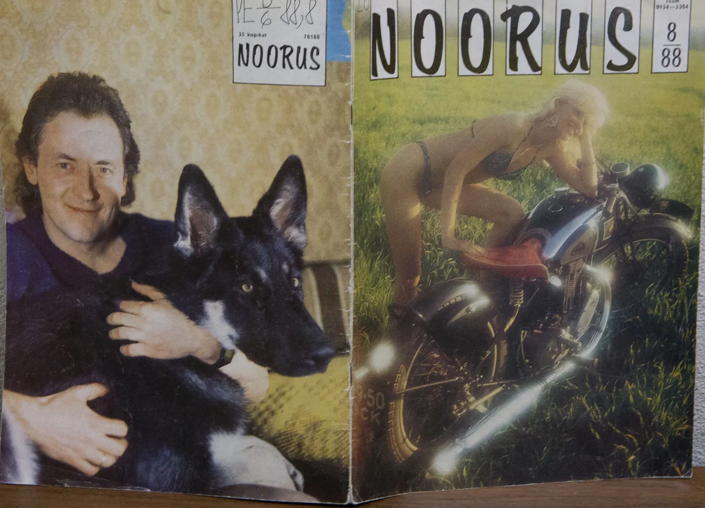 Ajakirja Noorus kaaned aastast 1988