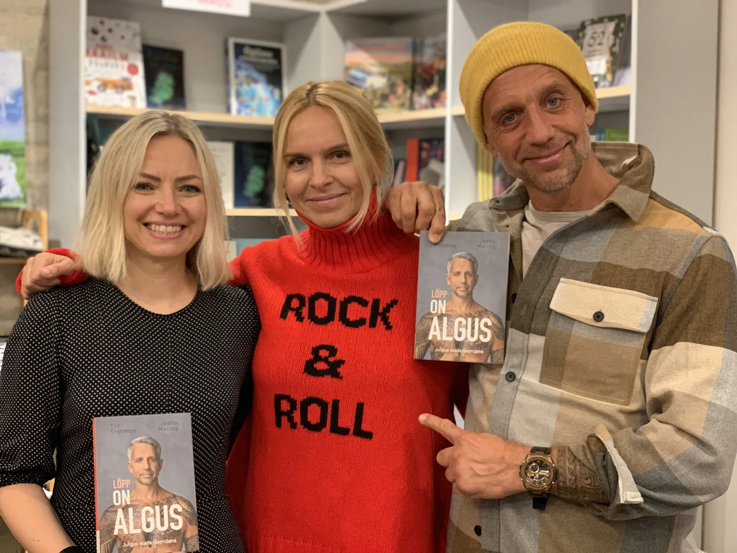 Jana Maling, Tiina Ristimets ja Tiit Trofimov.