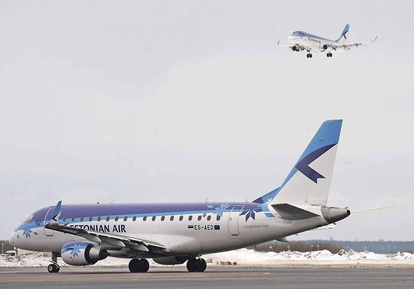 Estonian Air lennuk.