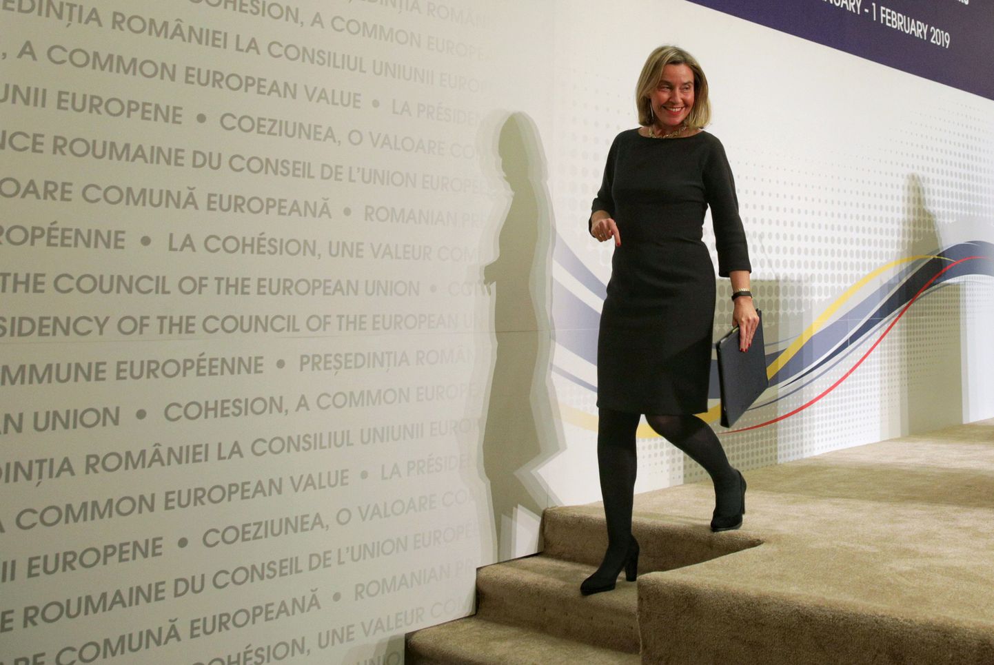 Pildil on Euroopa Liidu välispoliitikajuht Federica Mogherini.