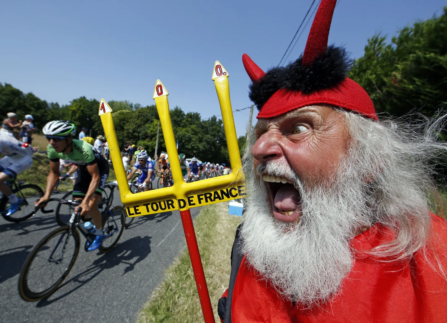 Kahtlemata kõige kuulsam fänn on Didi Senft, kes ma kuradikostüümis käinud igal Tour de France'il aastast 1993.