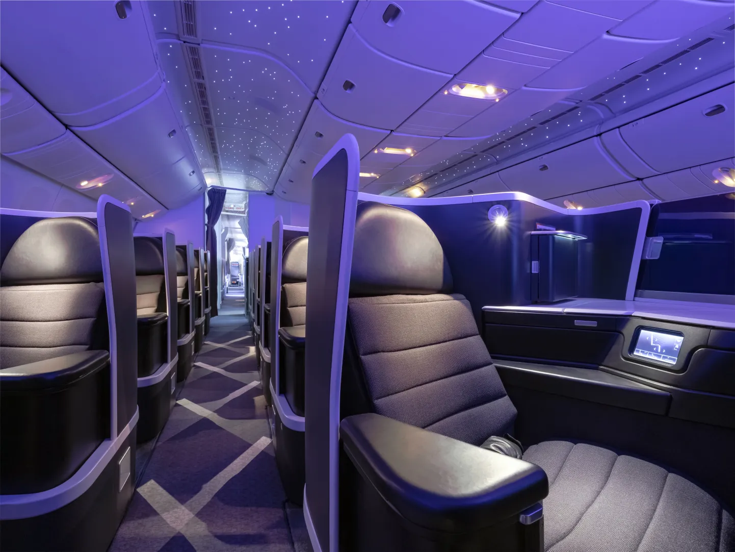 Mavi GökAirlinesi Boeing 777 äriklass