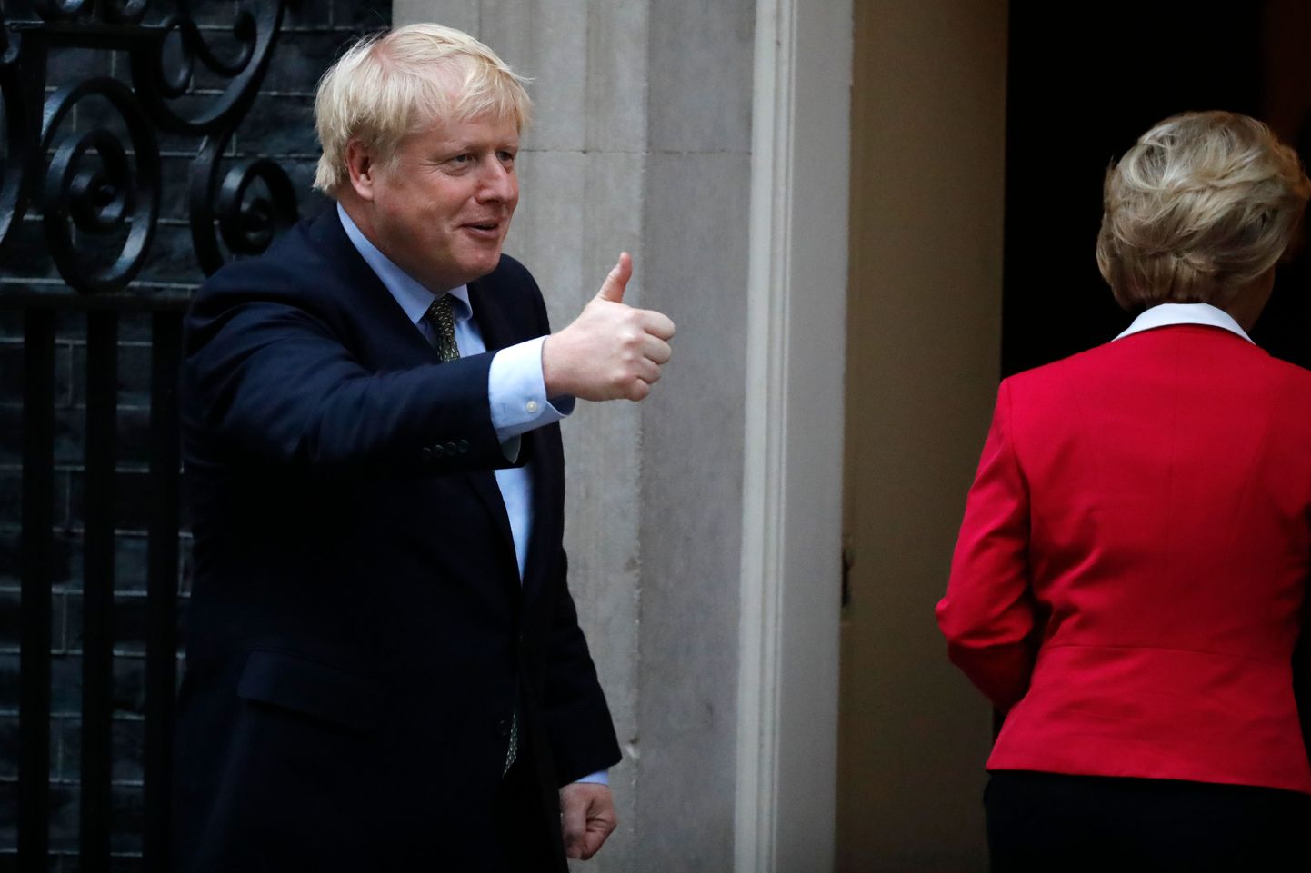 Briti peaminister Boris Johnson ja Euroopa Komisjoni president Ursula von der Leyen.
