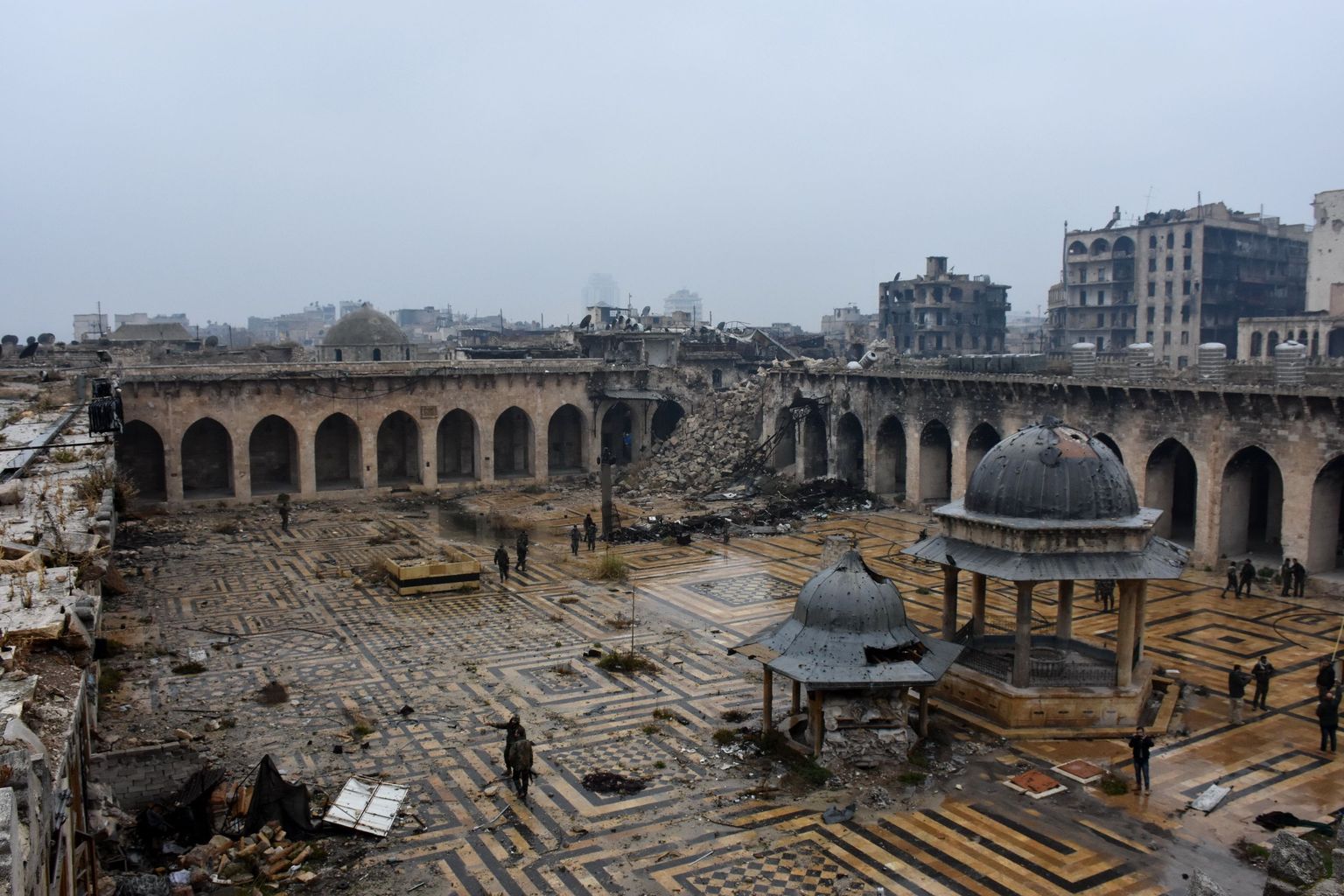 Umayyade mošee Aleppo vanalinnas