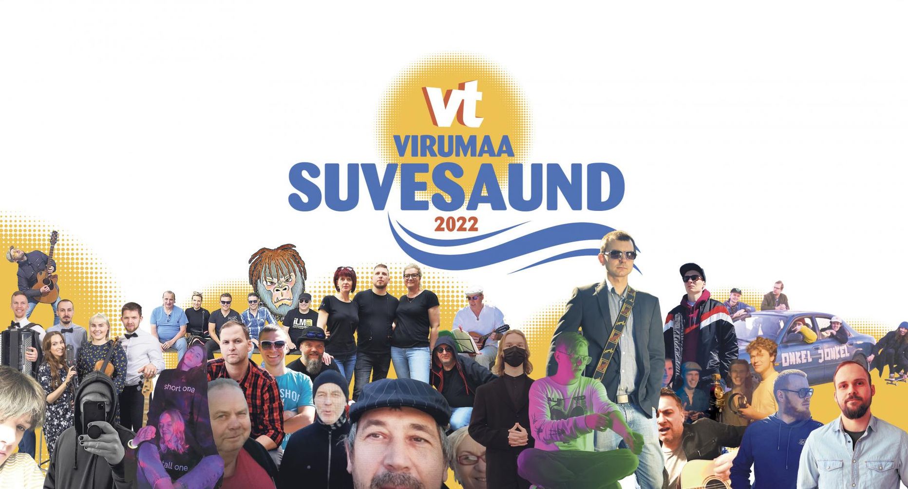 Kollaaž konkursi "Virumaa Suvesaund 2022" osalejatest.