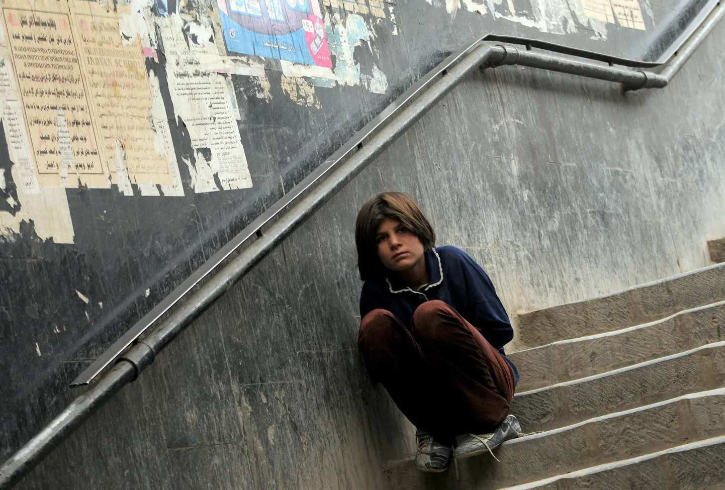 Беспризорный ребенок в Афганистане.
