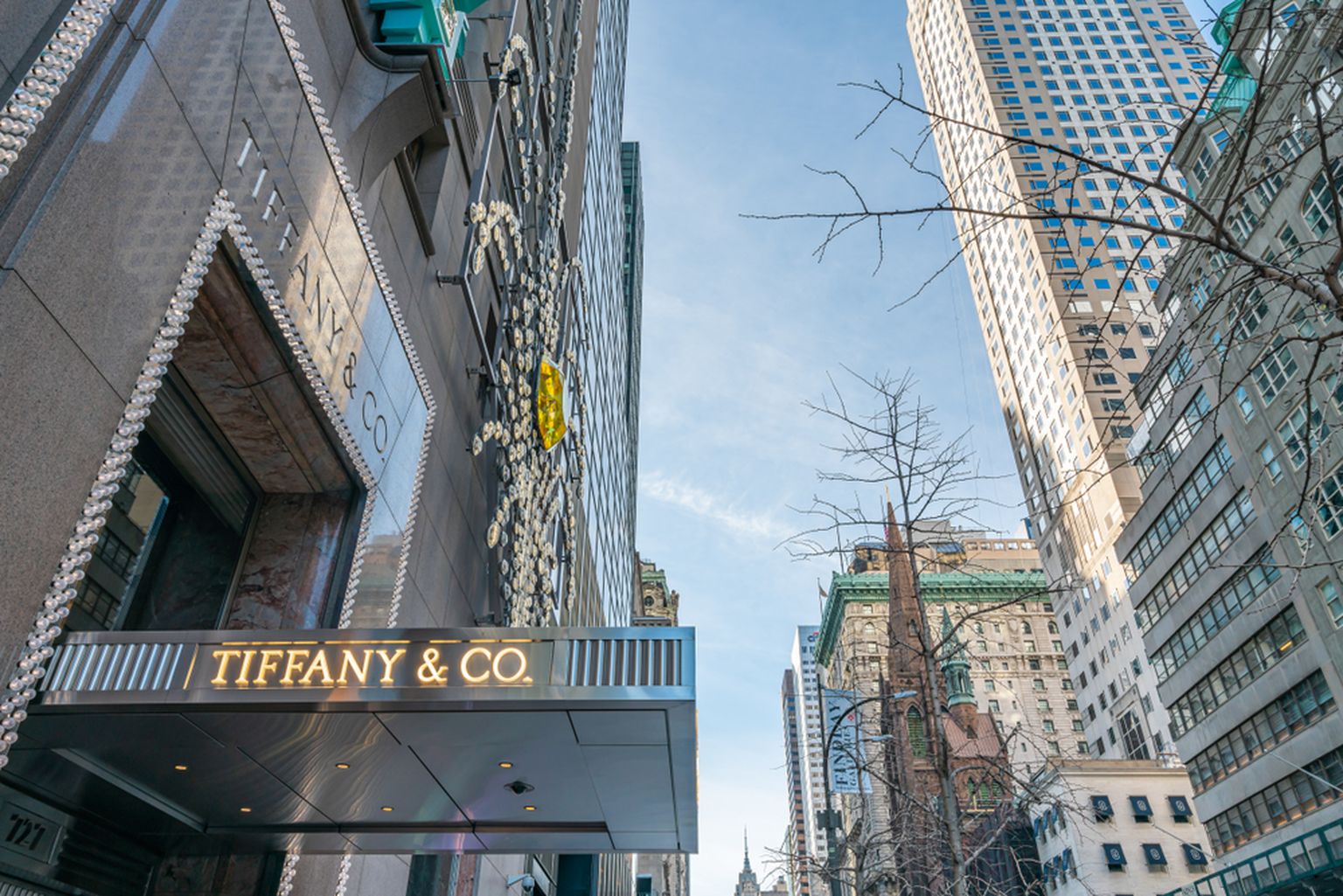 Tiffany juveelipood New Yorkis. Foto on illustreeriv