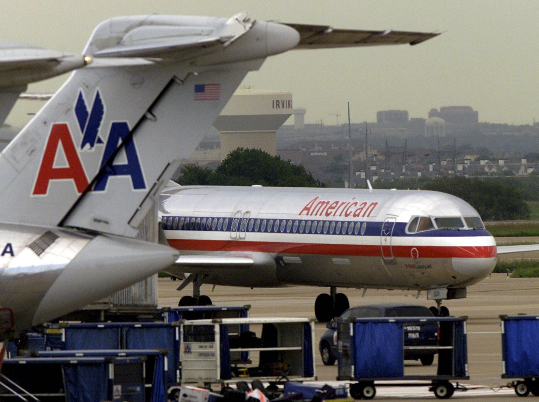 American Airlinesi lennukid Dallase lennujaamas. Lennufirma teatas täna, et palus pankrotikaitset.