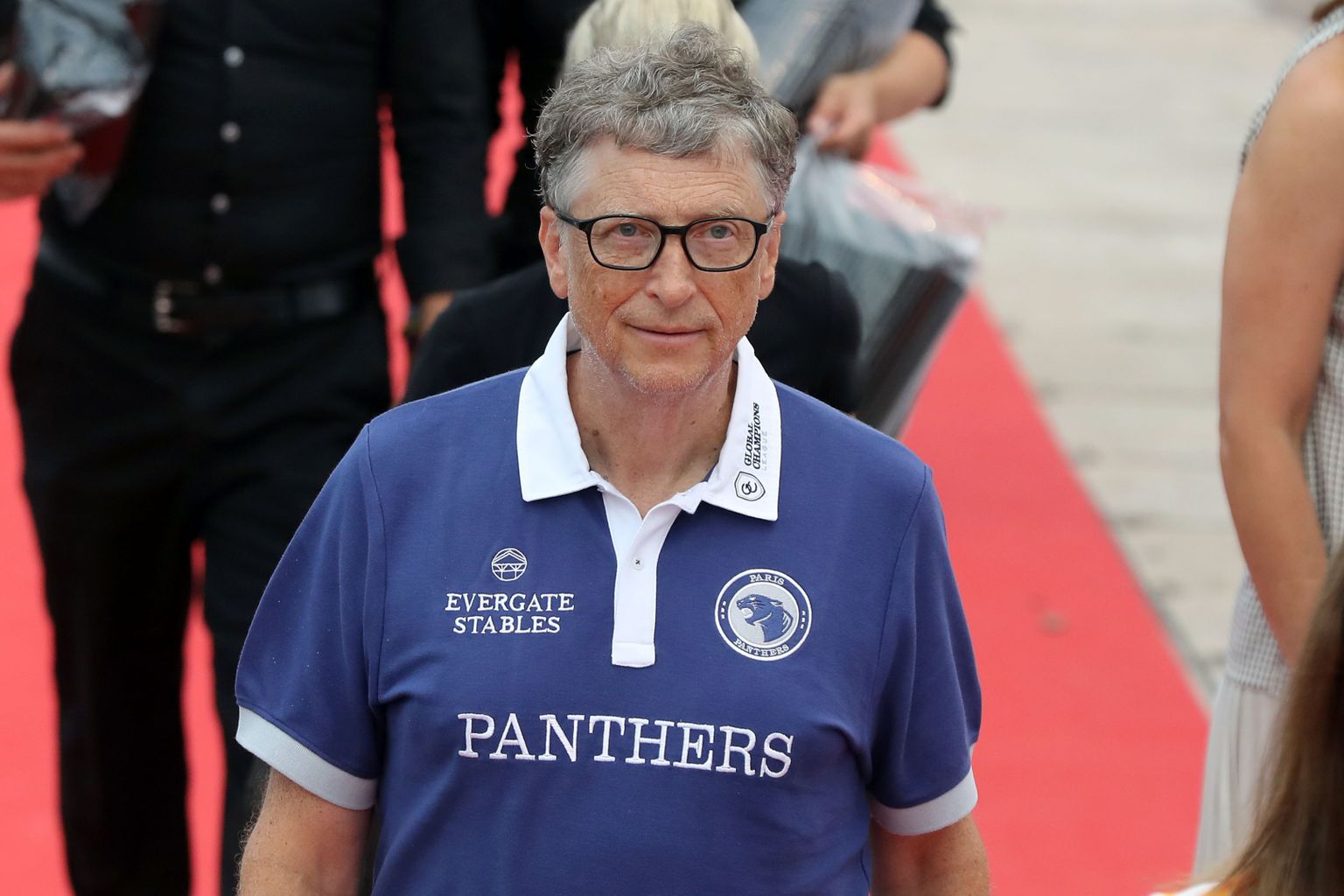 Bill Gates Monacos jaanipäeval toimunud ratsaspordivõistlustel.