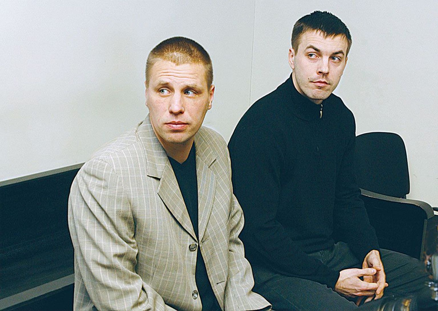 Taavi Rim (vasakul) ja Kristjan Rahnu kinnitasid kohtus, et neil  polnud õrna aimugi, et korteris prostitutsiooniga tegeletakse.