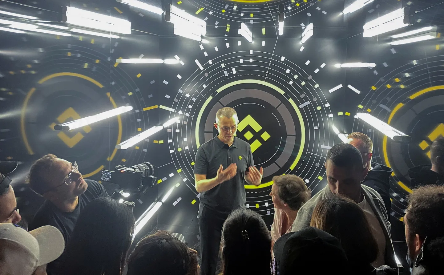 Binance'i asutaja ja tegevjuht Changpeng Zhao esines Binance'i viienda aastapäeva üritusel Pariisis, Prantsusmaal, 8. juulil 2022