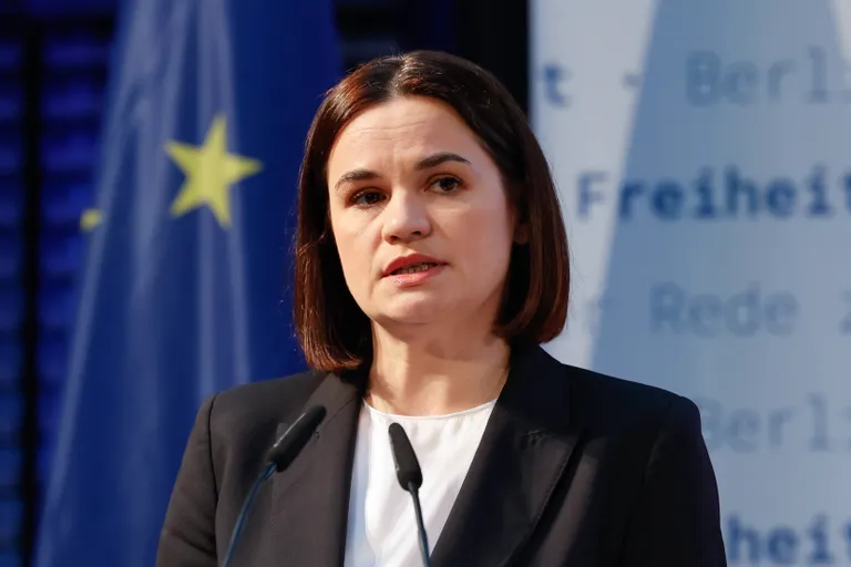 Valgevene eksiilis viibiv opositsioonijuht Svjatlana Tsihhanovskaja
