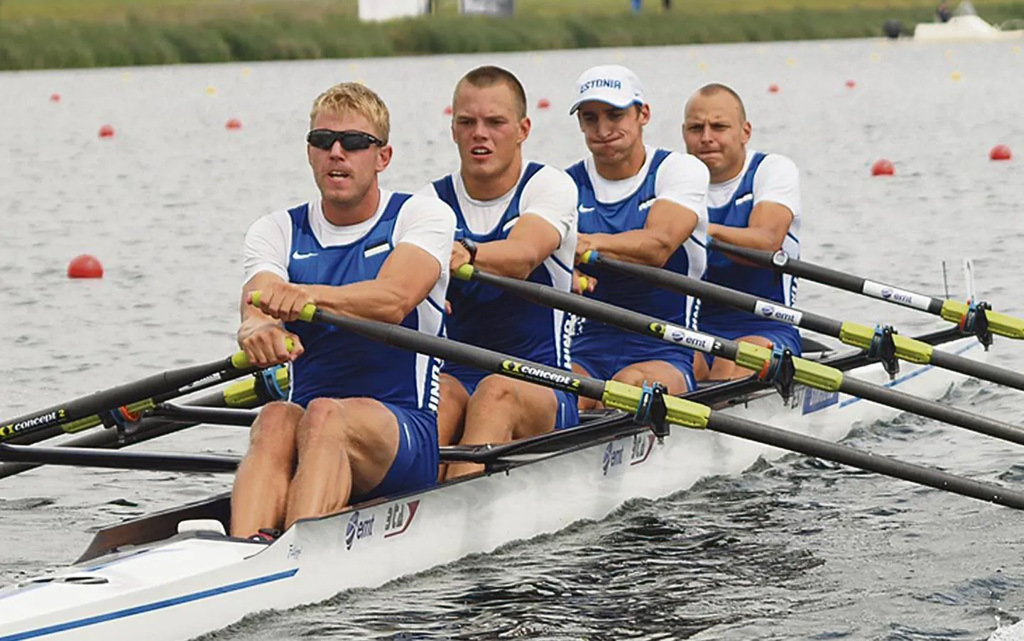 Kaspar Taimsoo (vasakul), Sten-Erik Anderson, Allar Raja ja Kaur Kuslap.