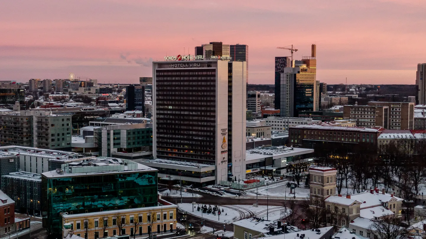 Tallinna kesklinn.