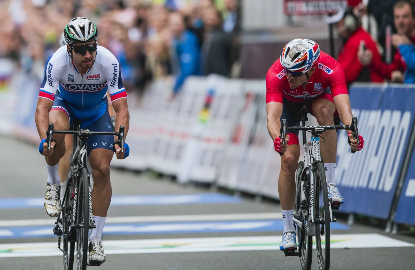 Peter Sagan tuli kolmandat aastat järjest maailmameistriks.