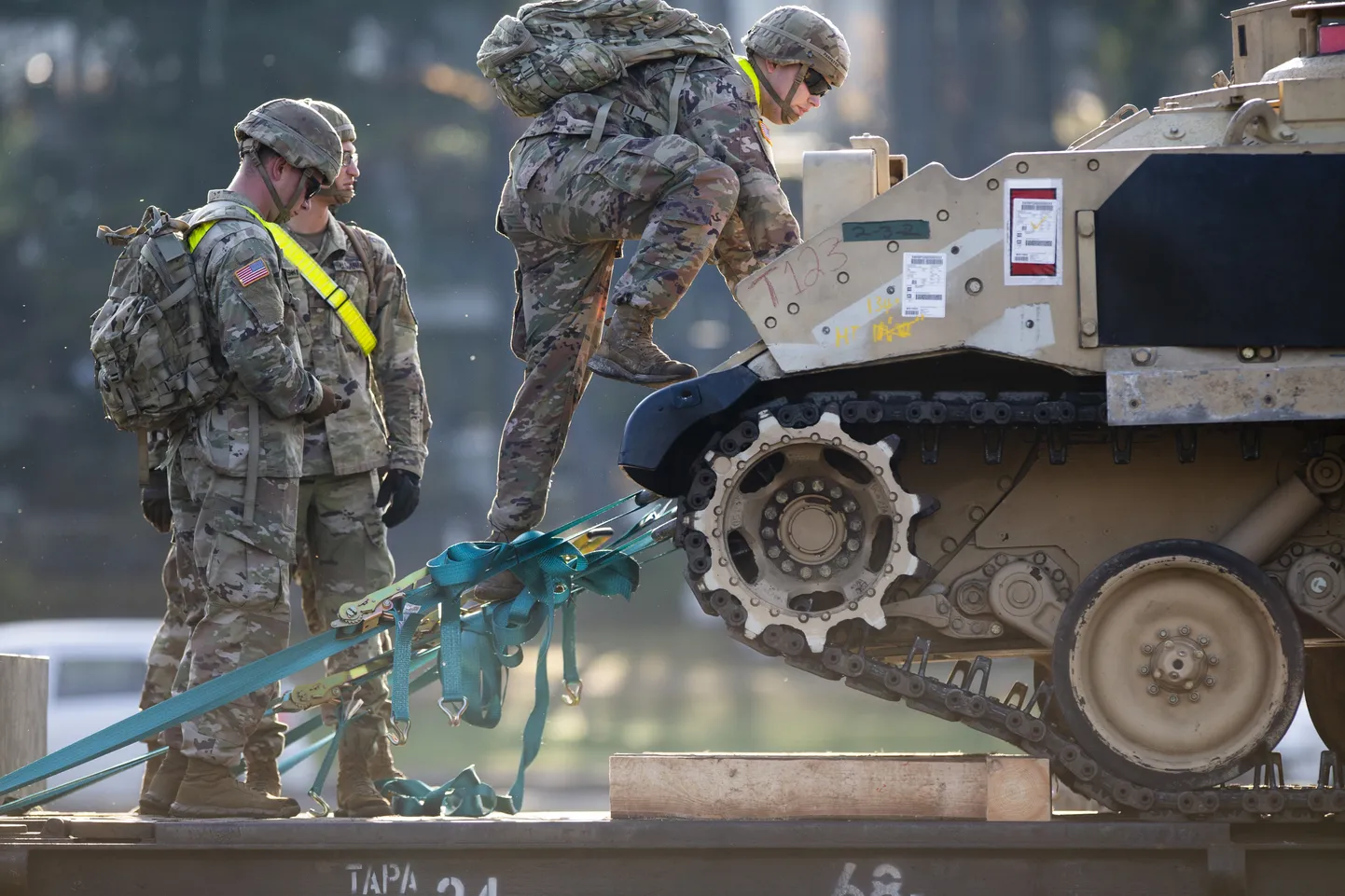Американские военные в Литве.