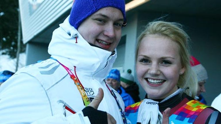 Riks Kristens Rozītis (no kreisās) un Ulla Zirne 