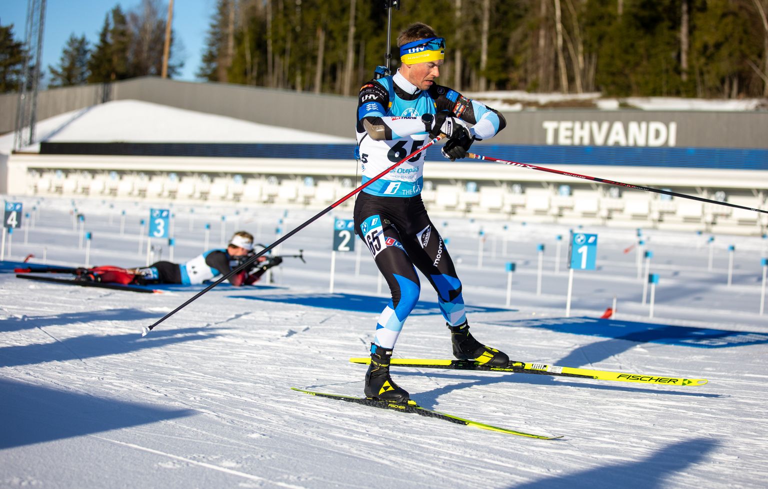 Raido Ränkel Otepää laskesuusatamise MK-etapil.