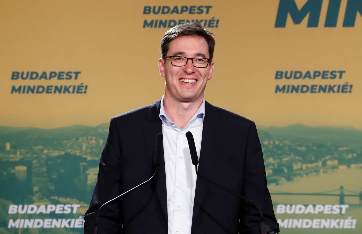 Budapesti linnapea Gergely Karácsony.