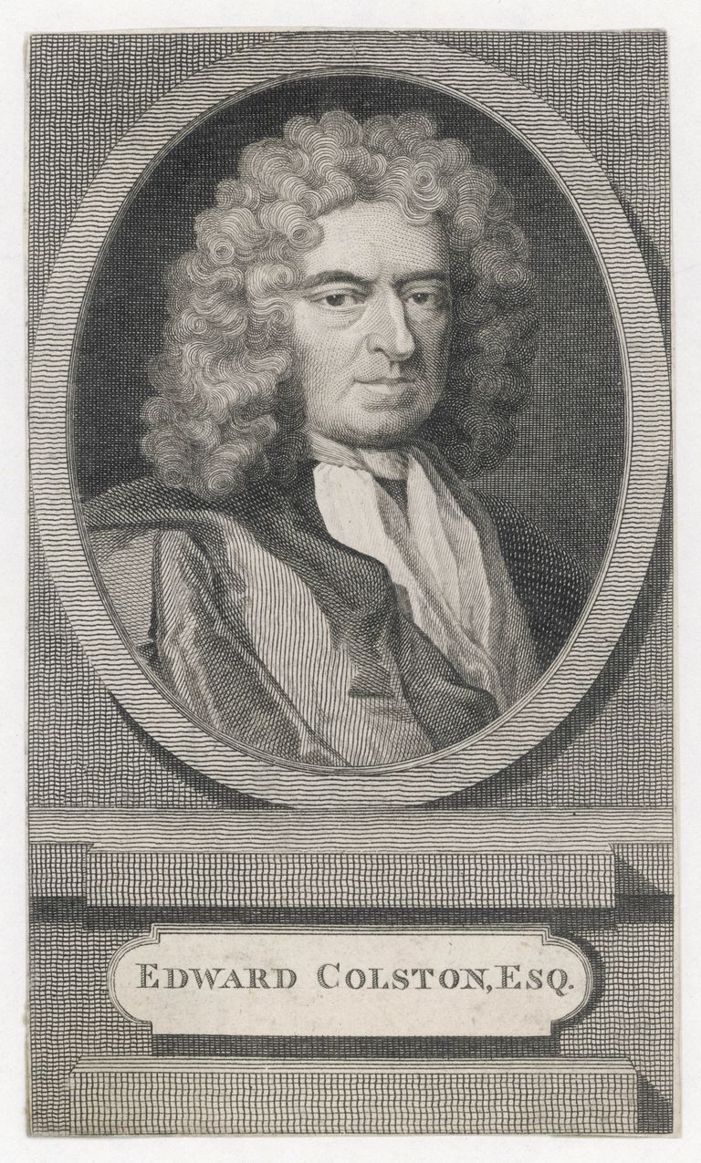 Inglasest kaupmees, orjakaupmees ja filantroop Edward Colston (1636–1721)
