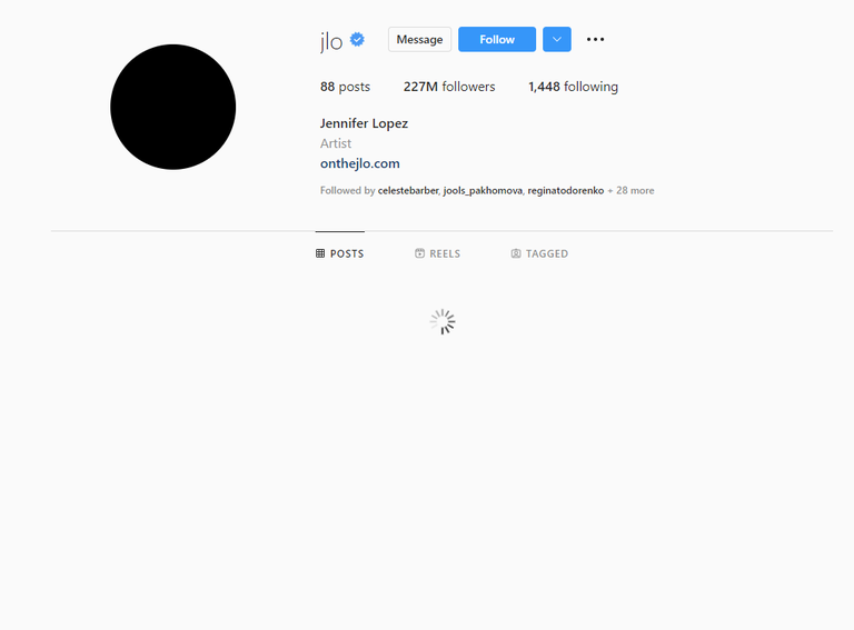 Instagram аккаунта Дженнифер Лопес.