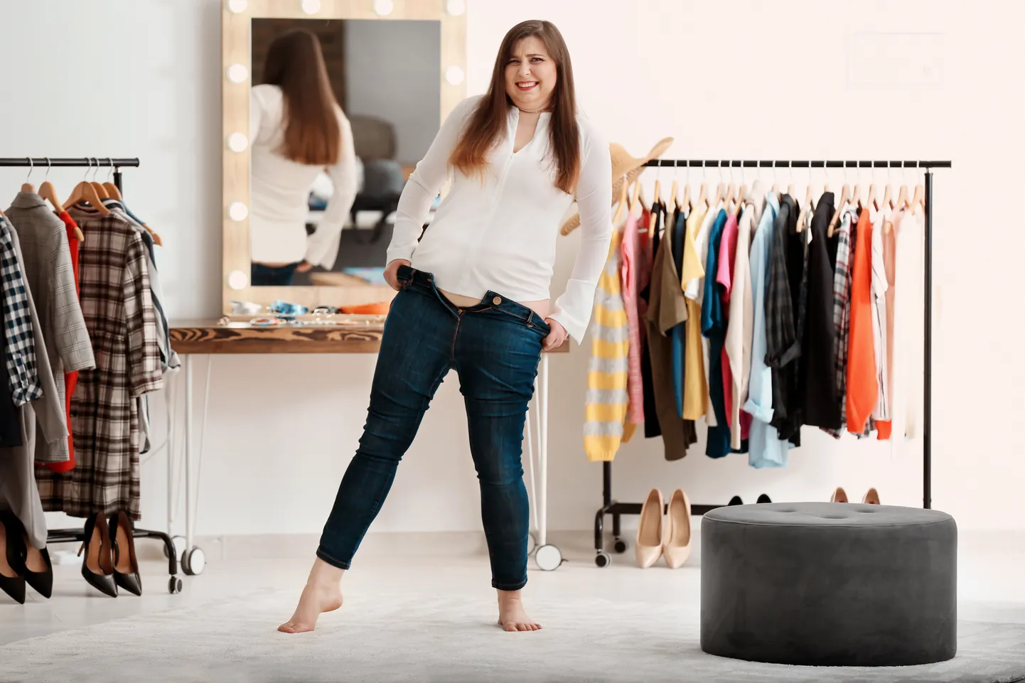 Женщина размера plus size. Иллюстративное фото