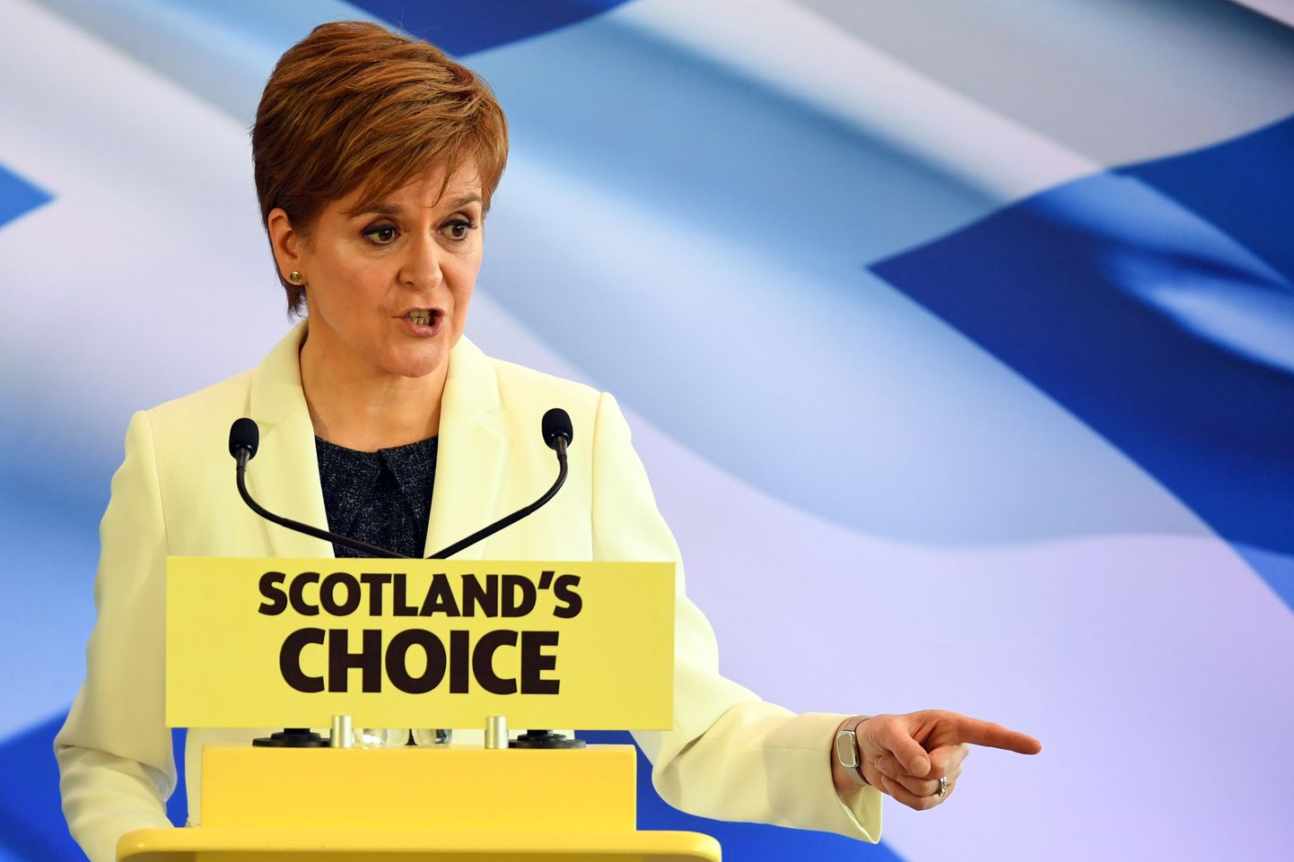 Šoti esimene minister ja Šoti Rahvuspartei (SNP) liider Nicola Sturgeon 30. jaanuar 2020.