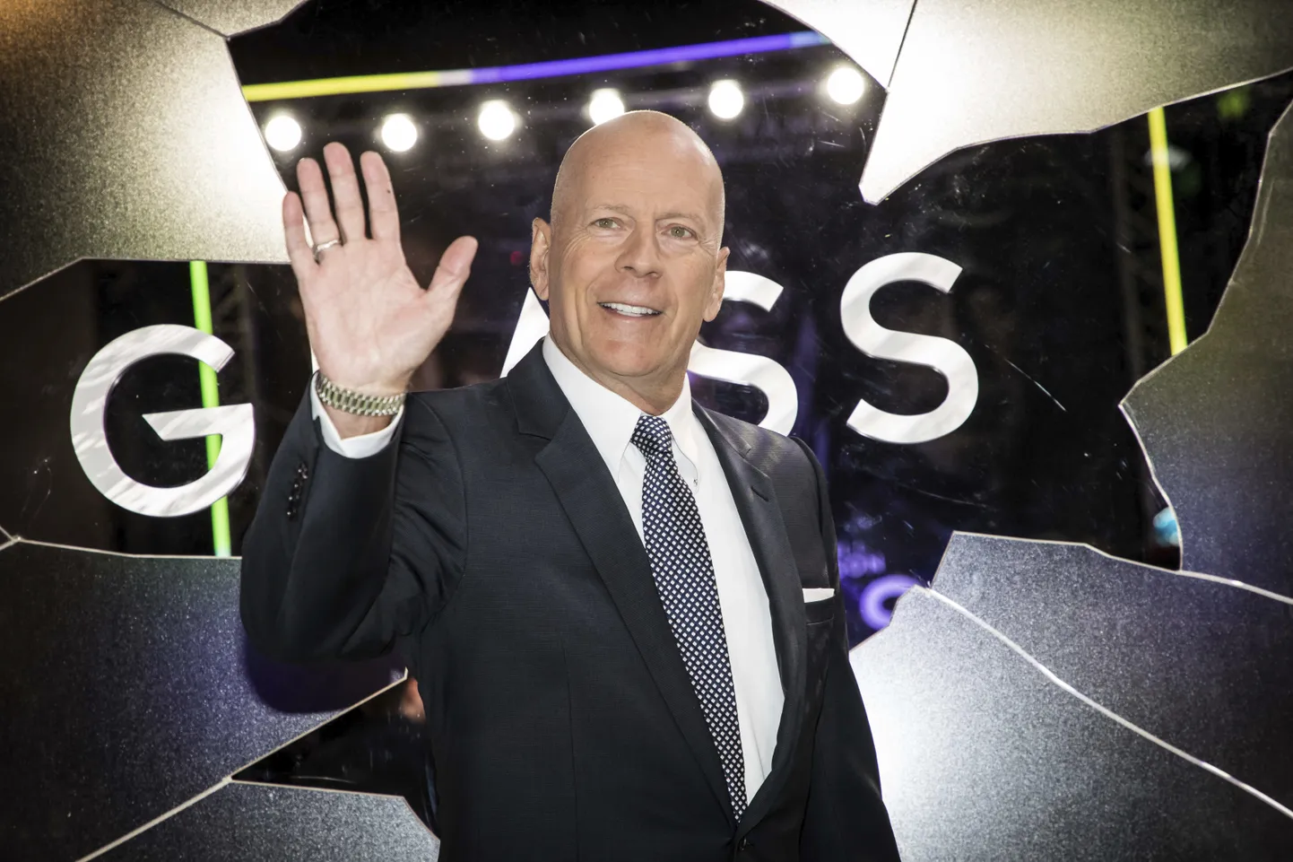 Bruce Willis «Klaas» esilinastusel Londonis