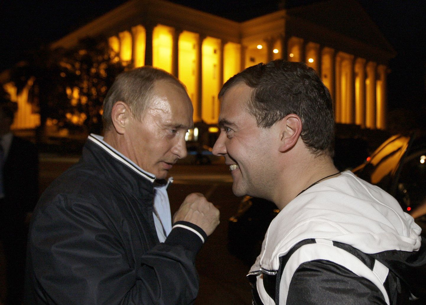 Путин и Медведев в Сочи.