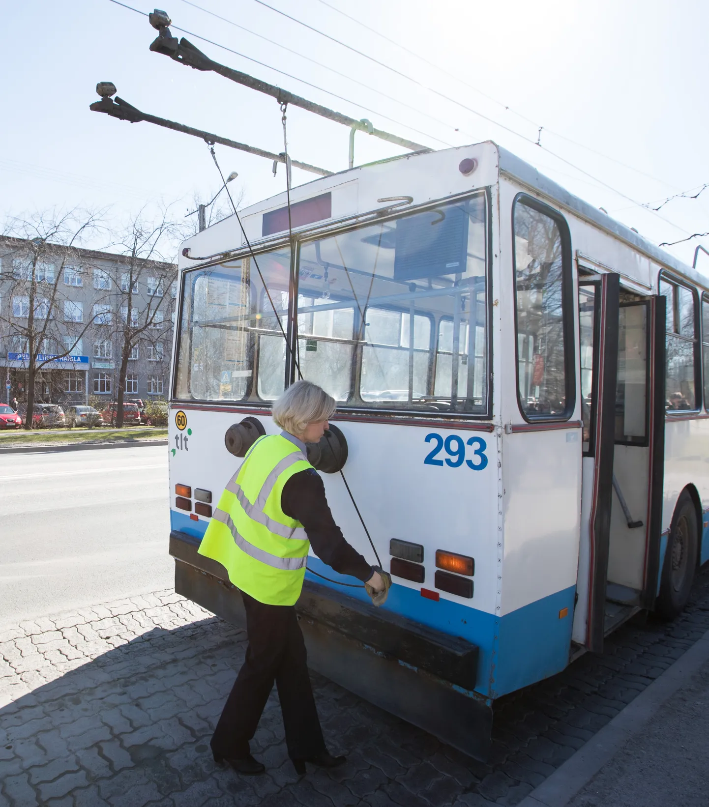 Trollibuss. Viimane Skoda troll Kopli liinil.