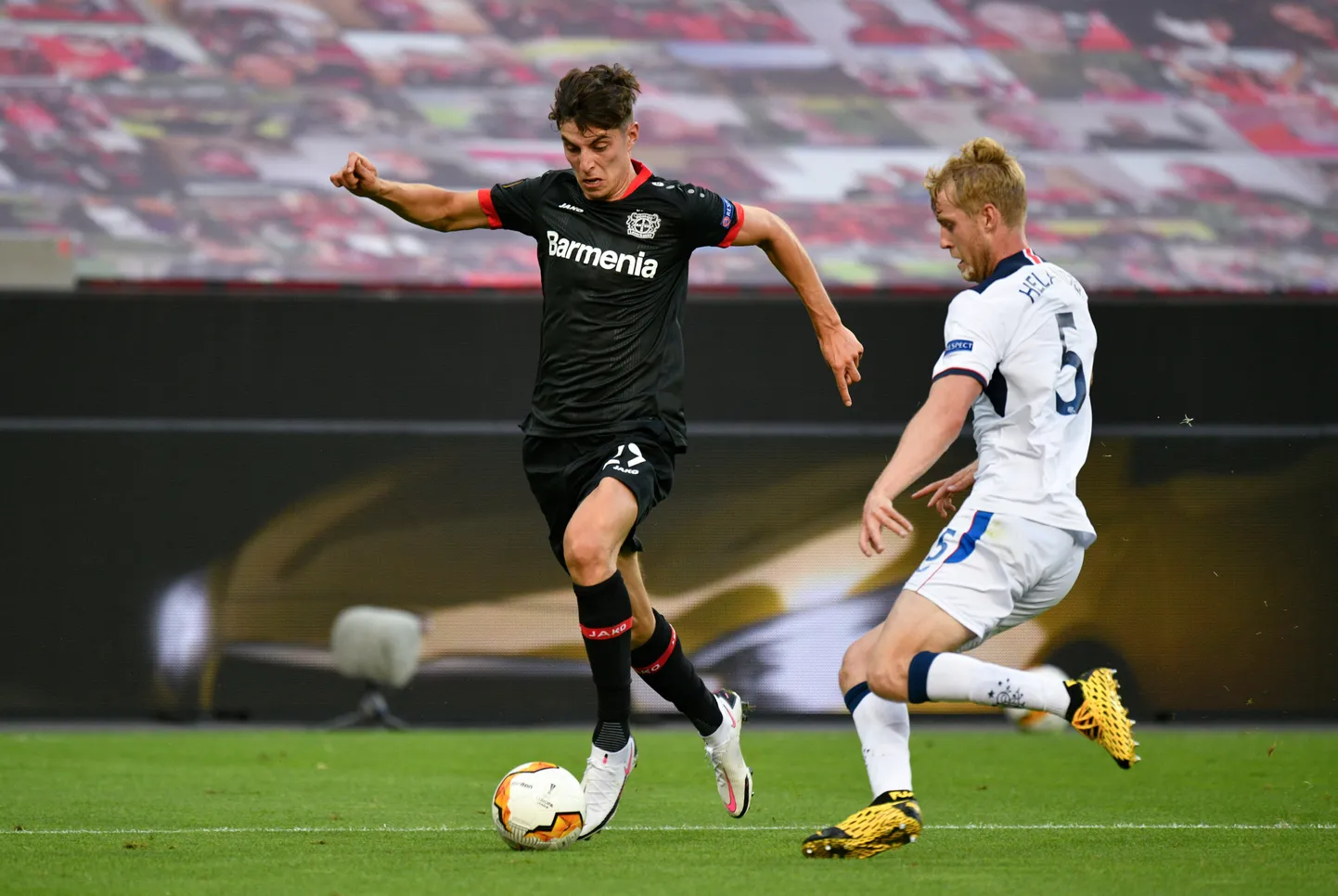 Kai Havertz (vasakul).