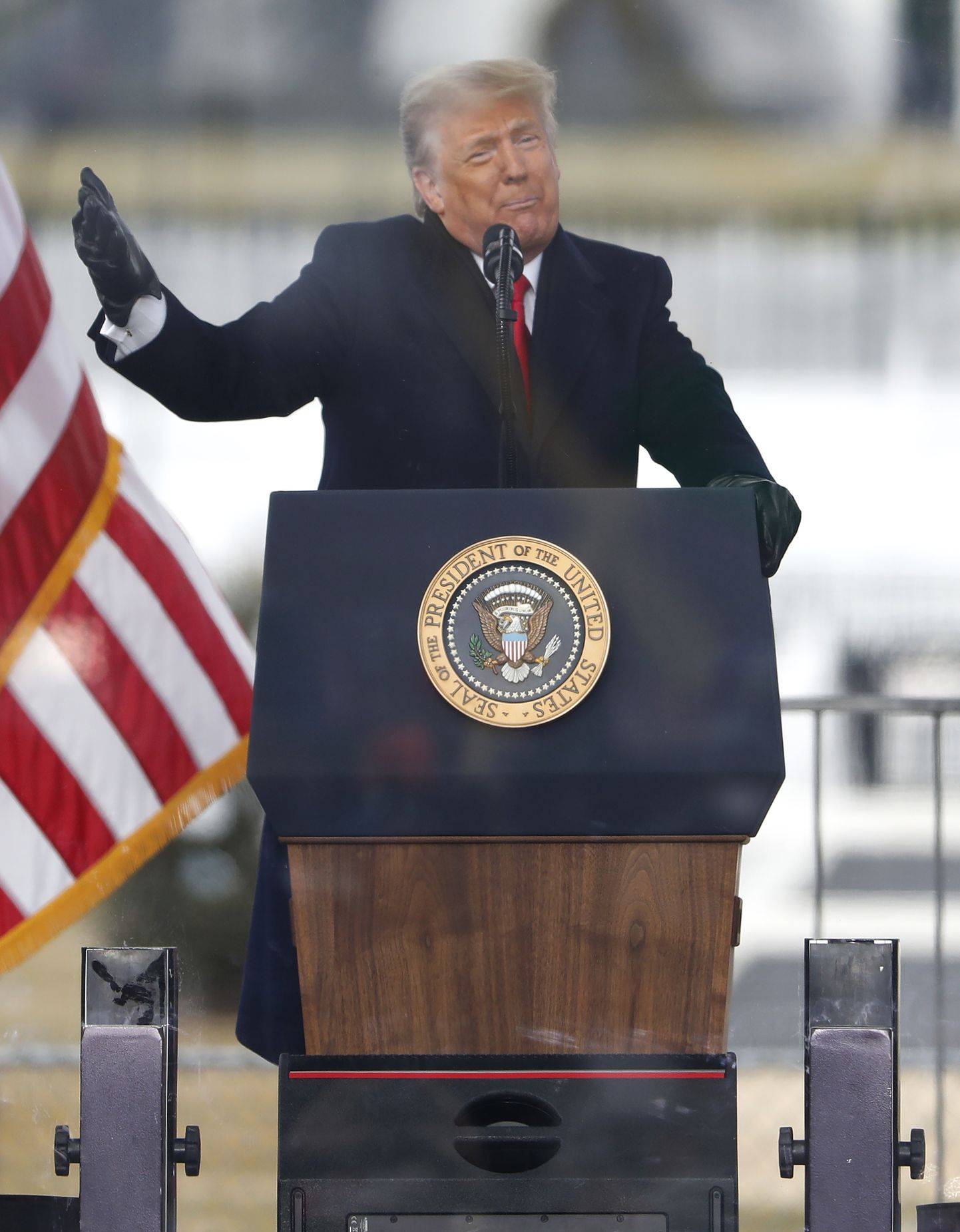 USA president Donald Trump esines 6. jaanuaril Washingtonis oma toetajatele