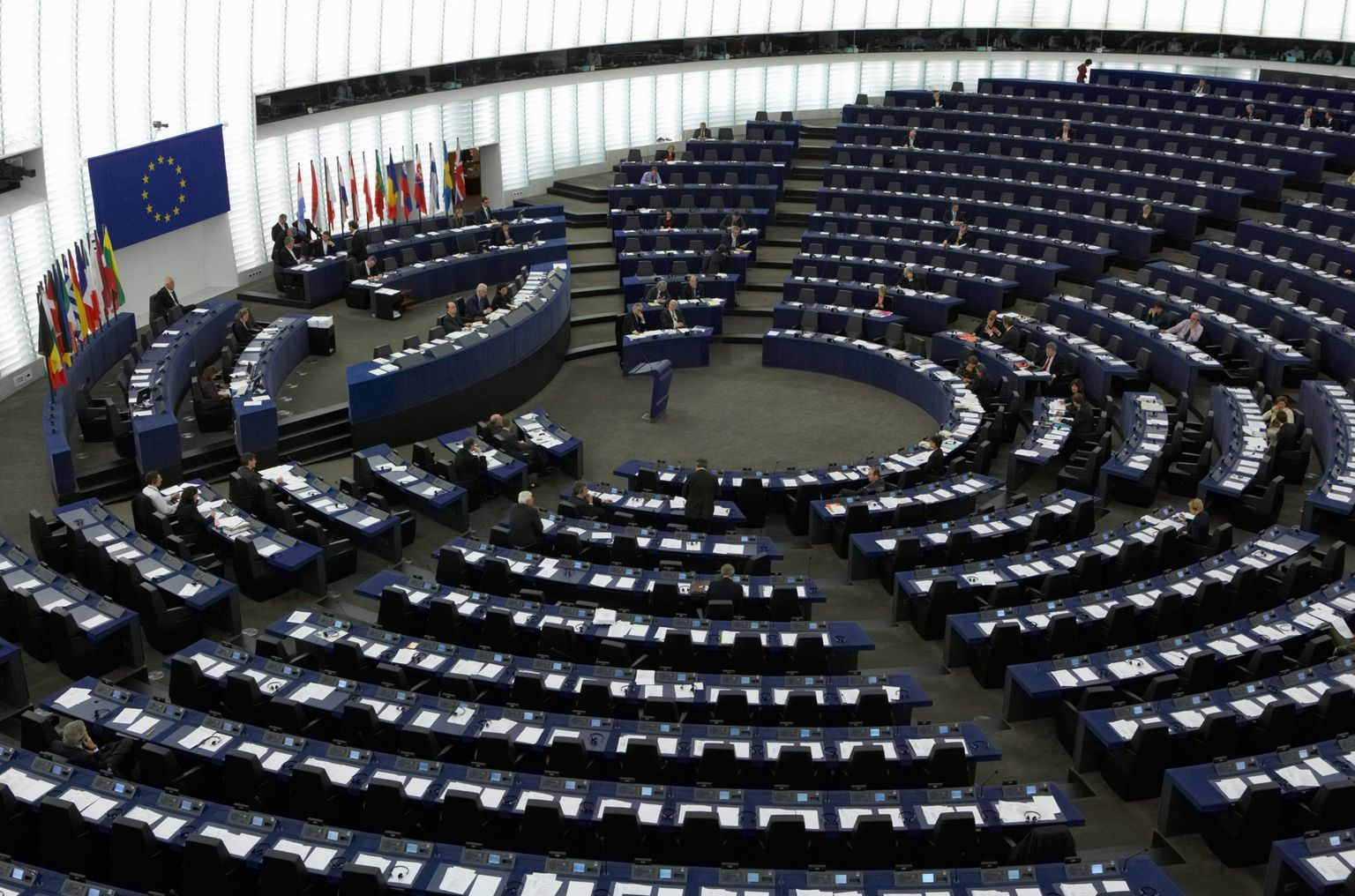 Euroopa Parlamendi istungitesaal Strasbourgis.