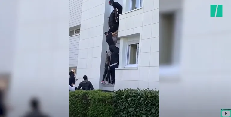 Nutikad noored päästsid Prantsusmaal Nantes'is noore pere leekidest
