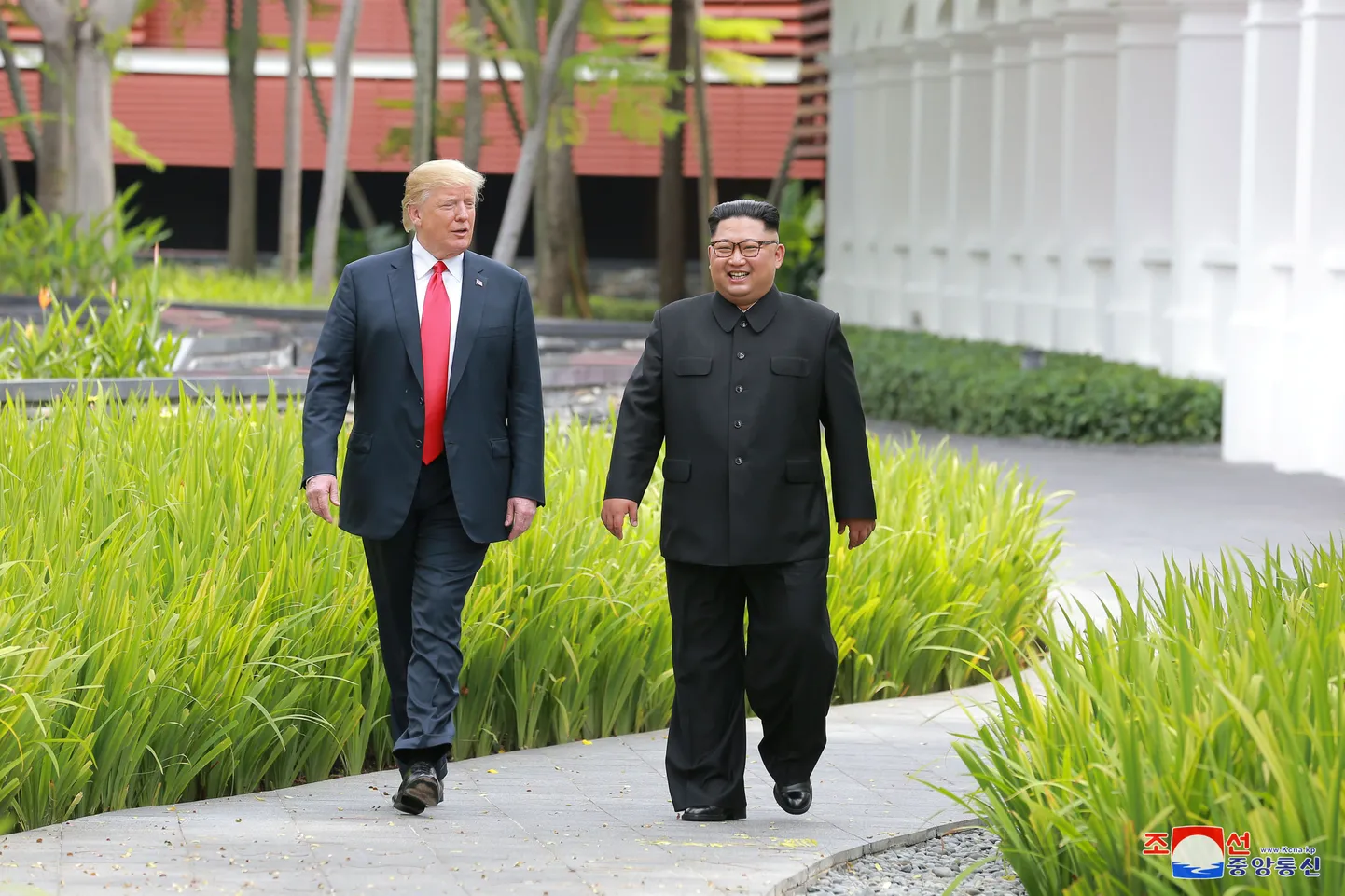 Donald Trump ja Kim Jong-un.