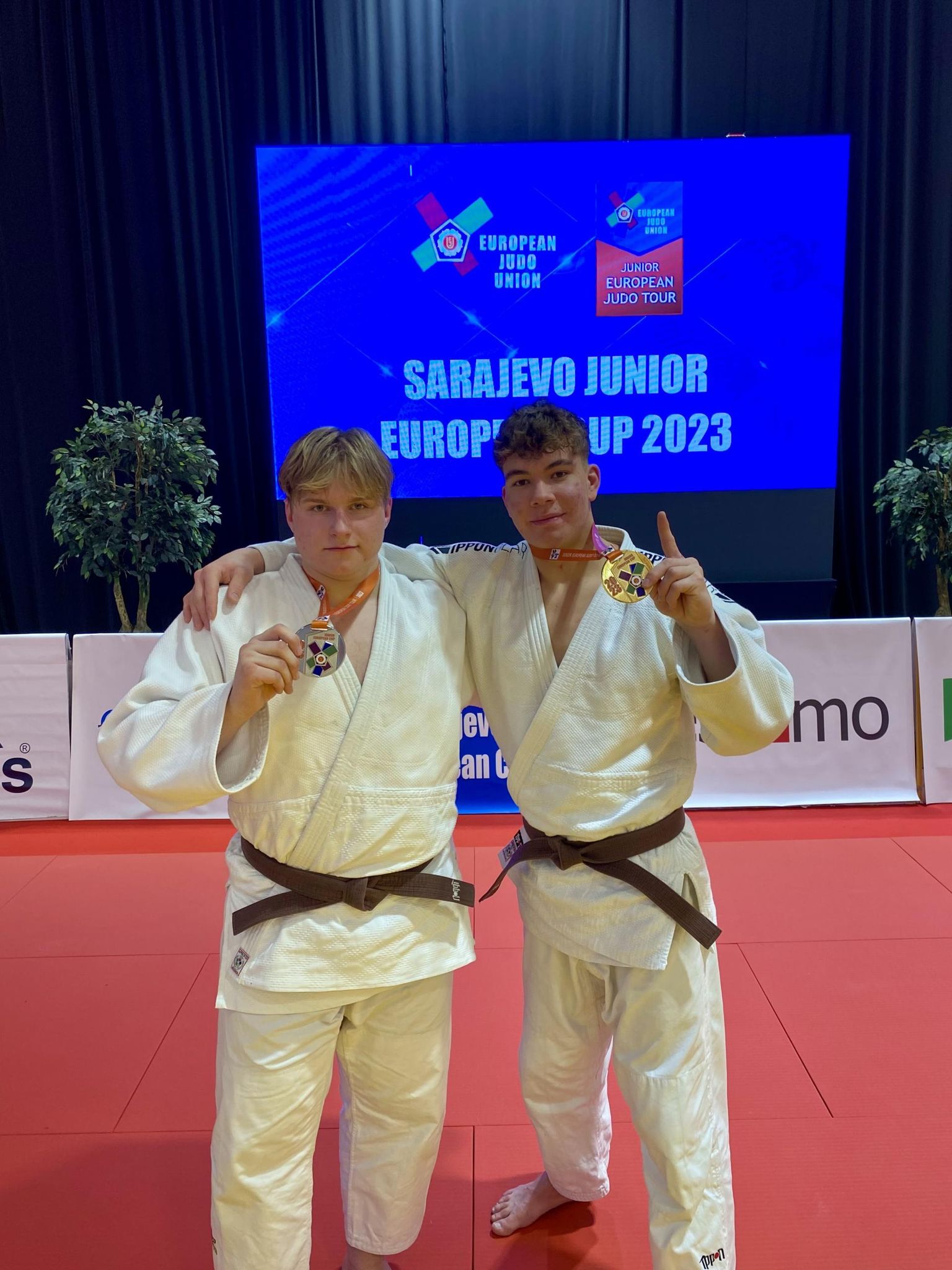 Üllatajad: Euroopa karika­etapi medalistid, Olüm­piko judokad Kabriel Kirna ja Jakob Vares. 