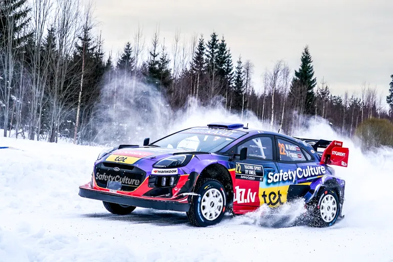 Mārtiņš Sesksi tänavune ainus start Rally1-autoga toimus Rootsi talverallil.