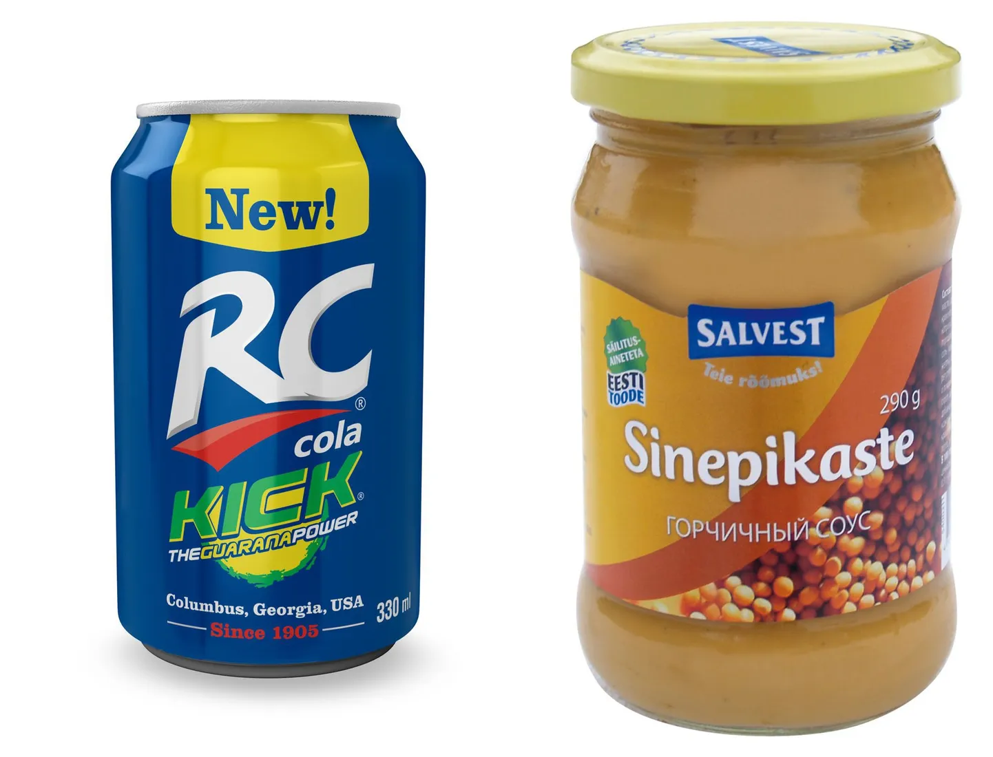 RC Cola Kick A. Le Coqilt ja Salvesti mahe sinepikaste.