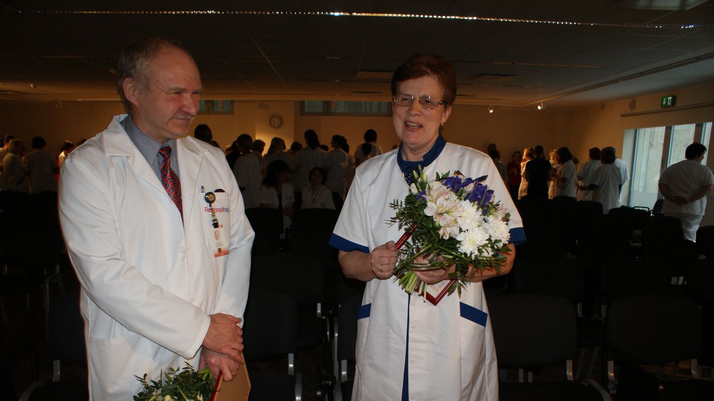 Dr Rein Viilu ja dr Ann Paali tundsid tunnustuse üle suurt rõõmu.