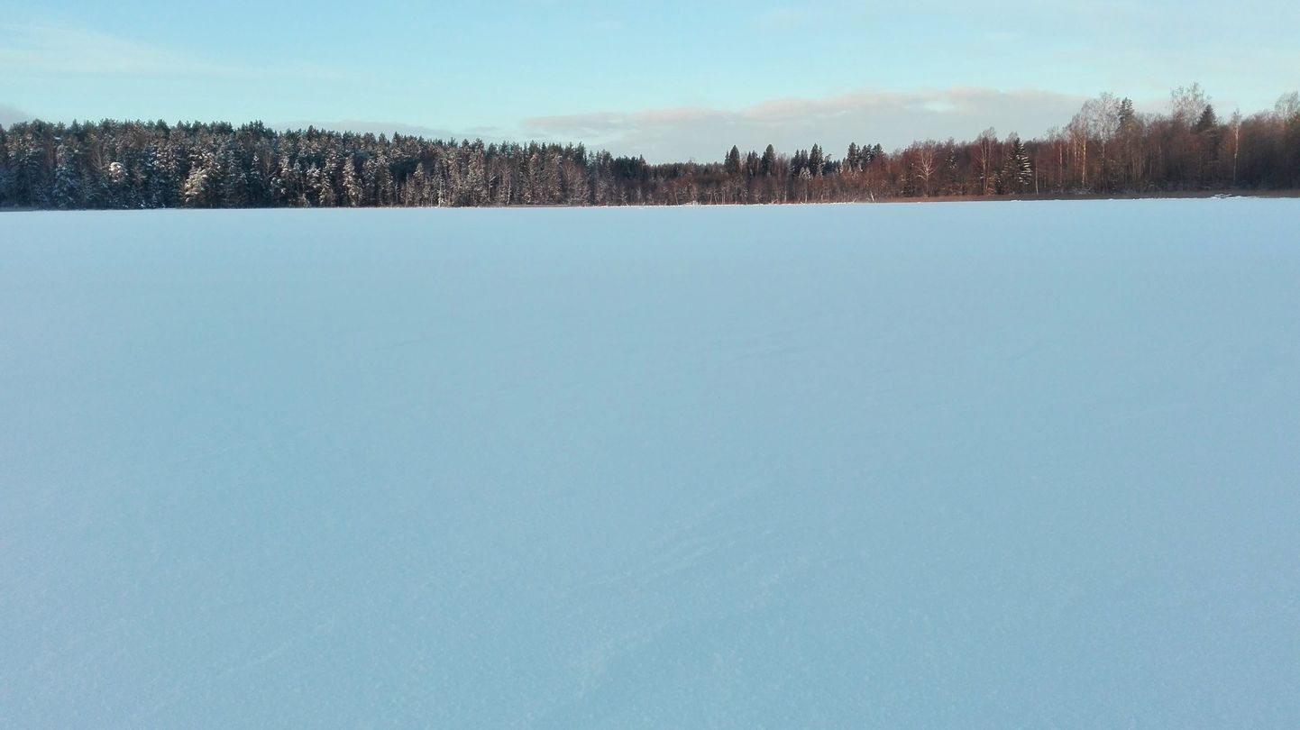 Kuningvere järv talvel.